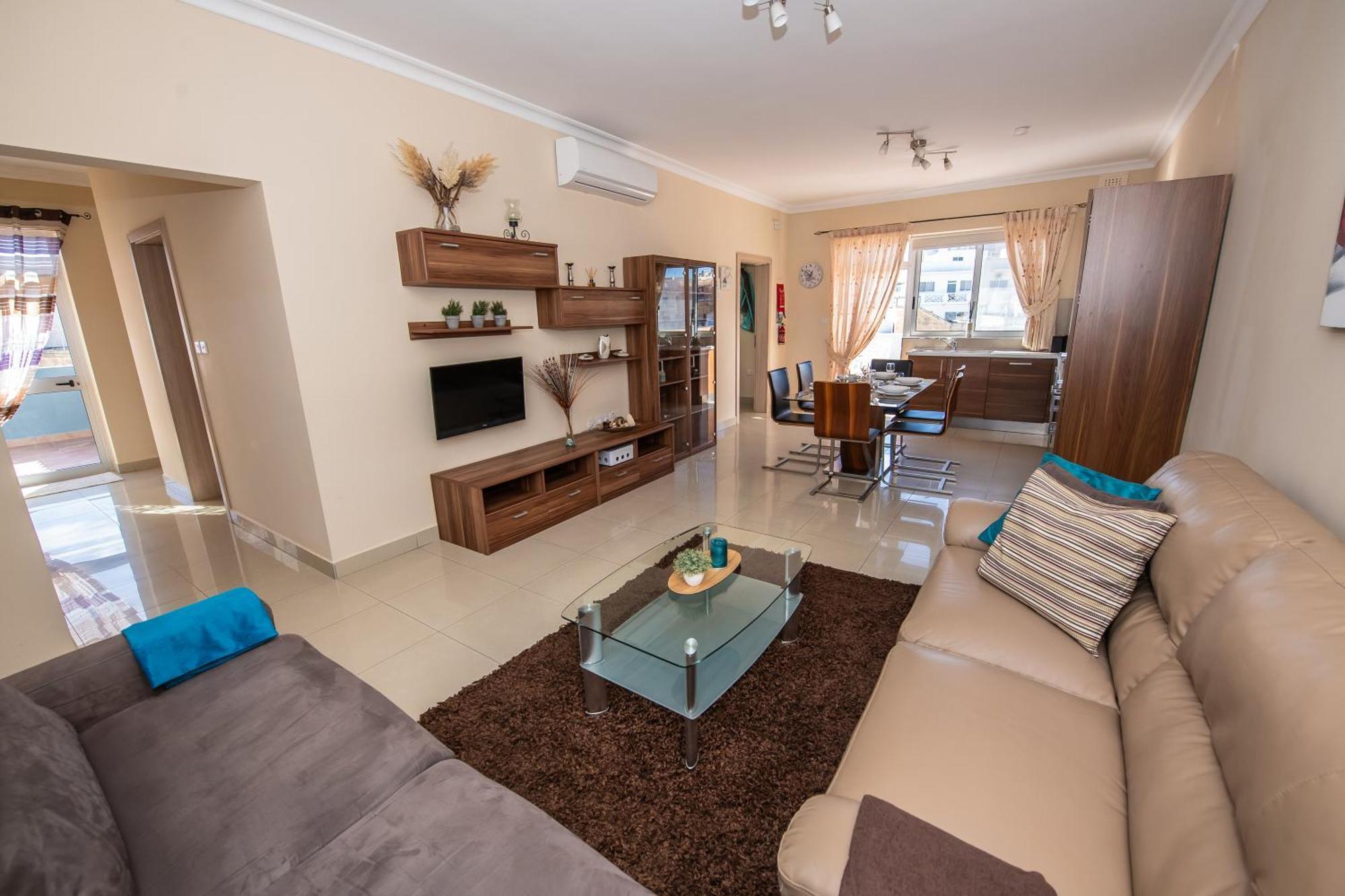 Apartament Francis Flats Modern Penthouse Mellieħa Zewnętrze zdjęcie